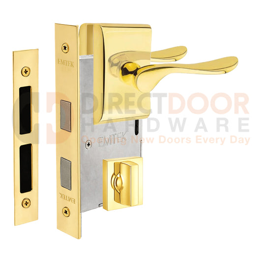 Emtek Luzern Interior Mortise Lever with Neos Rosette