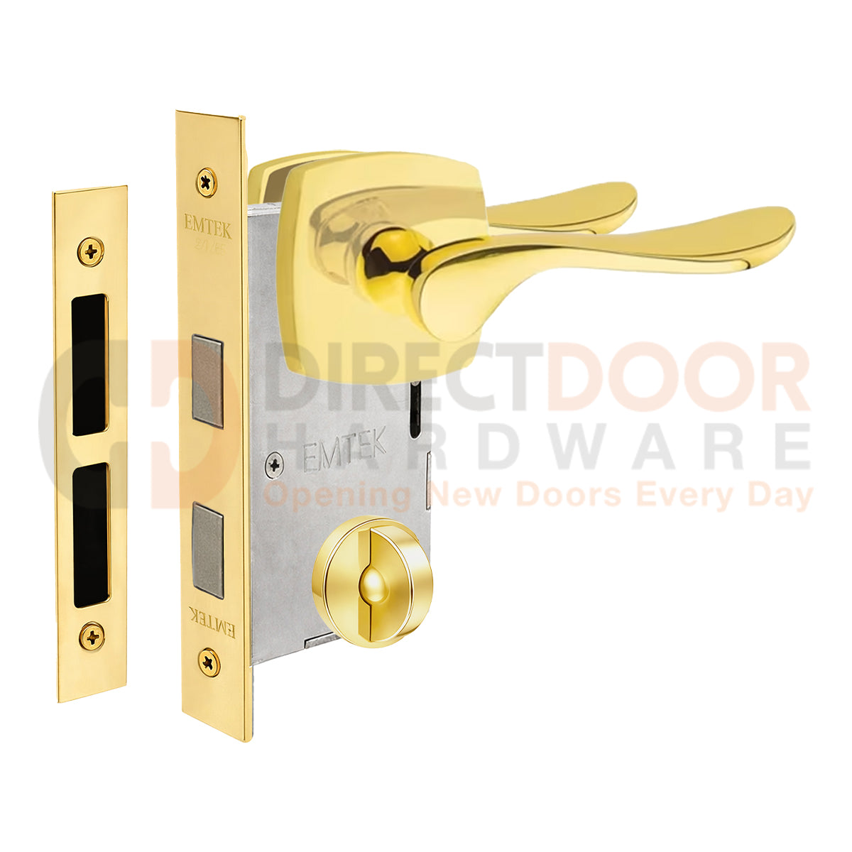 Emtek Luzern Interior Mortise Lever with Urban Rosette