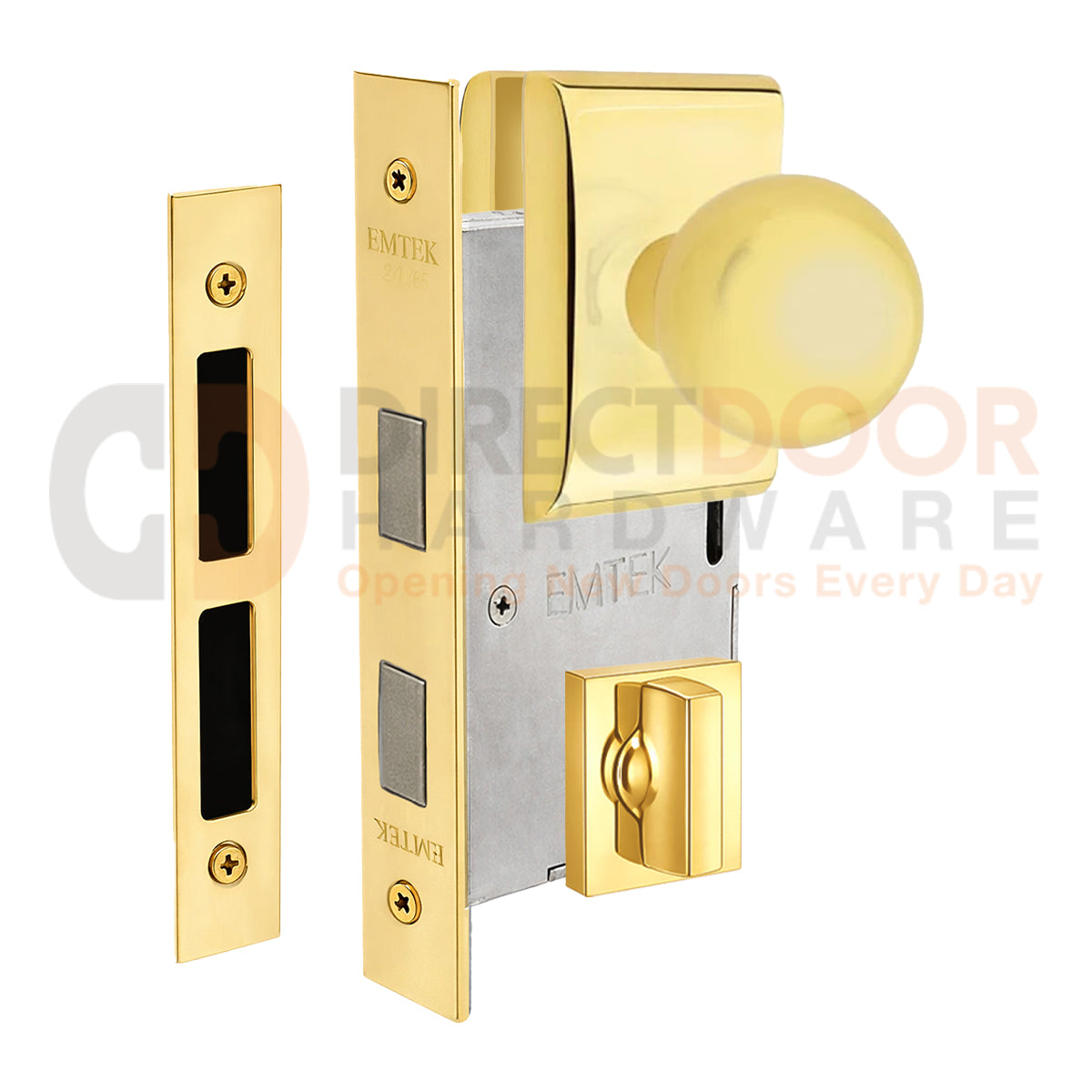 Emtek Orb Interior Mortise Knob with Neos Rosette
