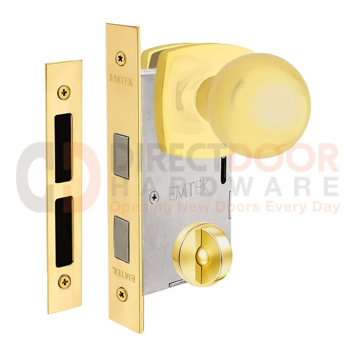 Emtek Orb Interior Mortise Knob with Urban Rosette