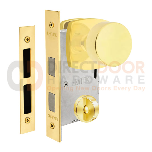 Emtek Round Interior Mortise Knob with Urban Rosette