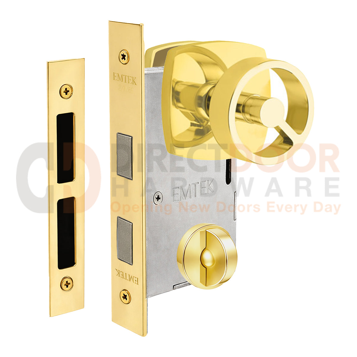 Emtek Spoke Interior Mortise Knob with Urban Rosette