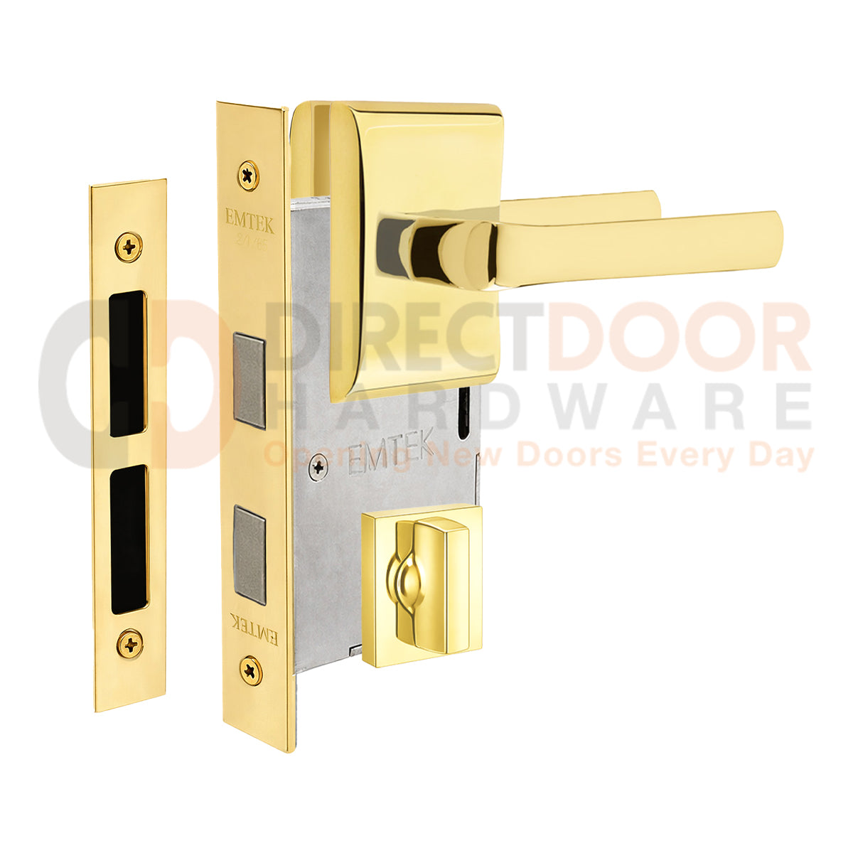 Emtek Spencer Interior Mortise Lever with Neos Rosette