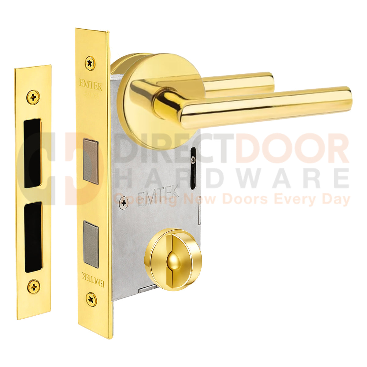 Emtek Stuttgart Interior Mortise Lever with Disk Rosette