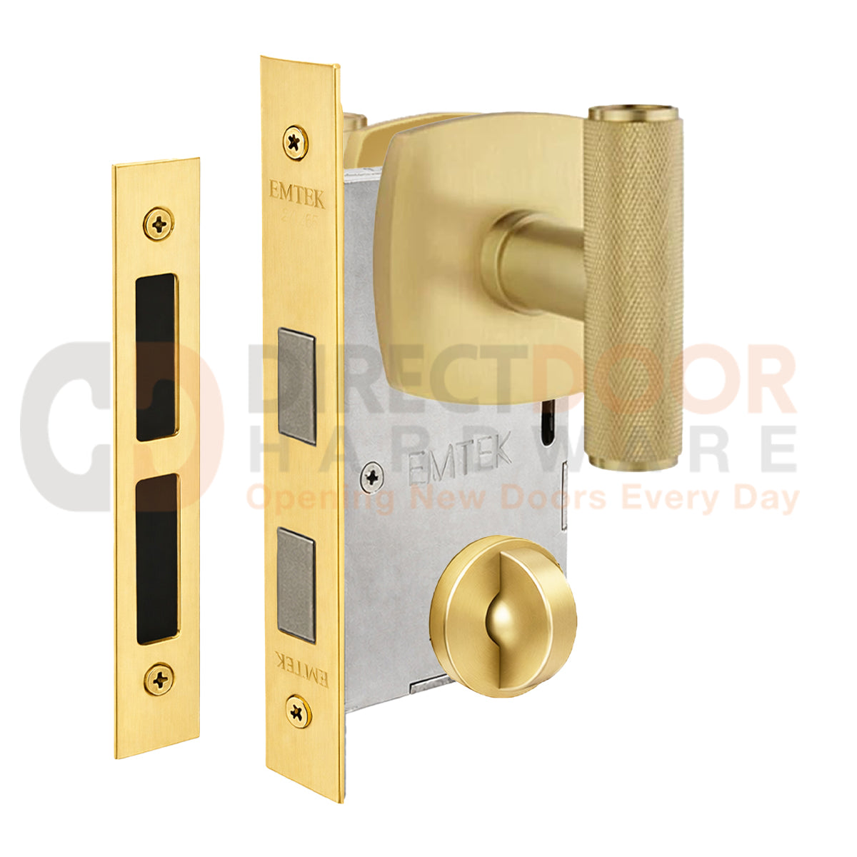 Emtek Ace Knurled Interior Mortise Knob with Urban Rosette