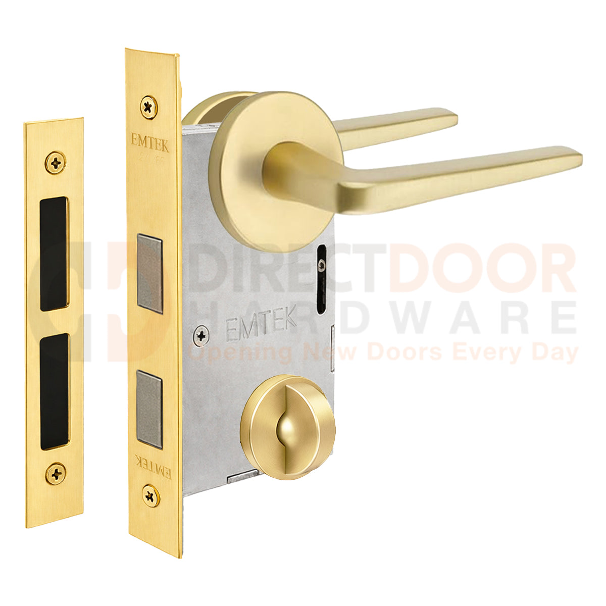 Emtek Athena Interior Mortise Lever with Disk Rosette