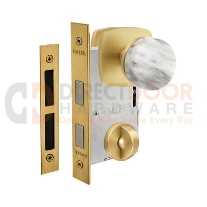Emtek Conical Marble Interior Mortise Lever with Urban Rosette