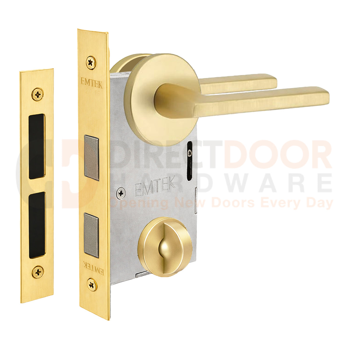 Emtek Helios Interior Mortise Lever with Disk Rosette