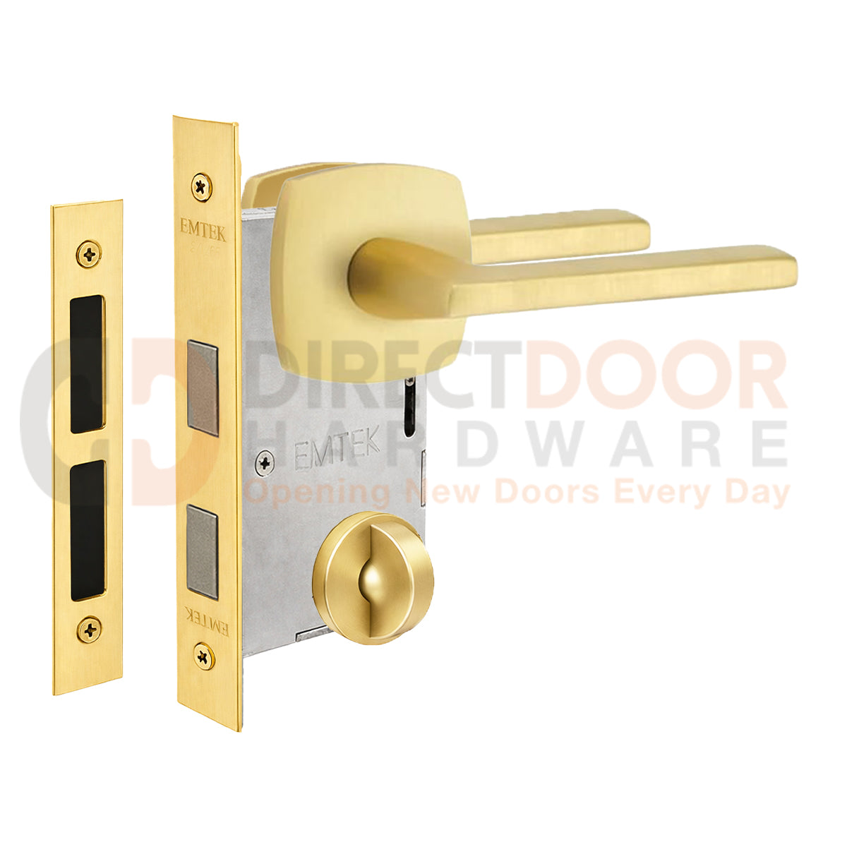Emtek Helios Interior Mortise Lever with Urban Rosette