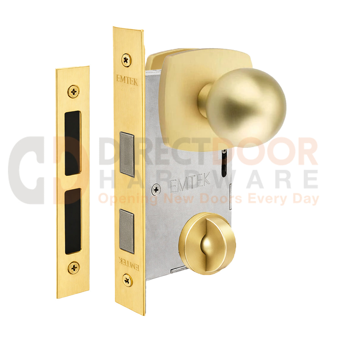 Emtek Orb Interior Mortise Knob with Urban Rosette
