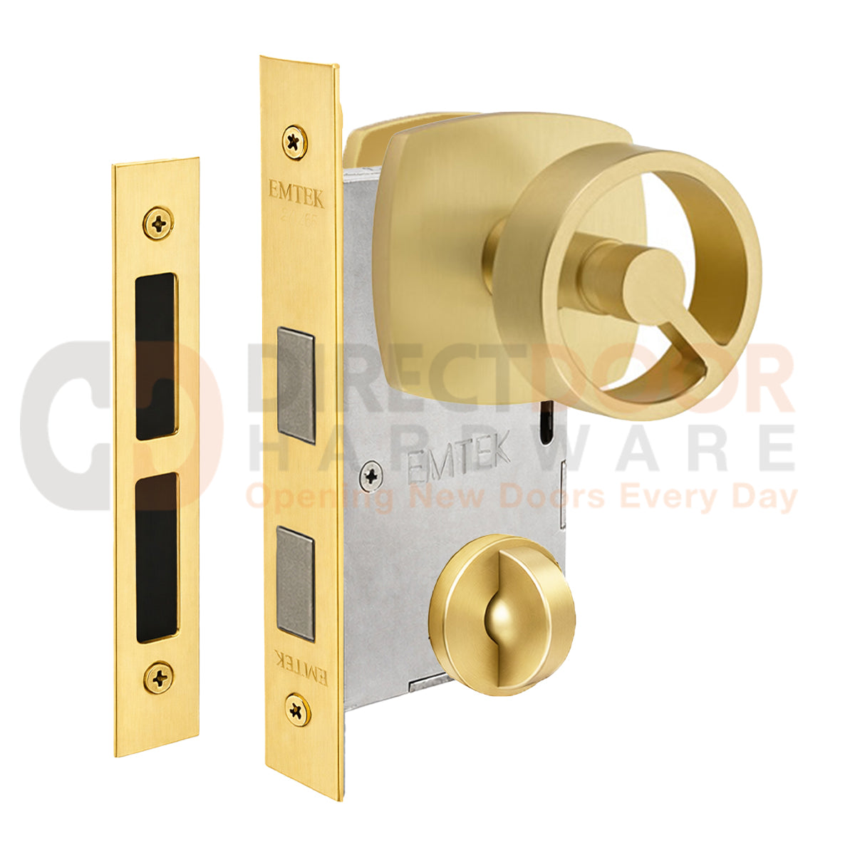 Emtek Spoke Interior Mortise Knob with Urban Rosette