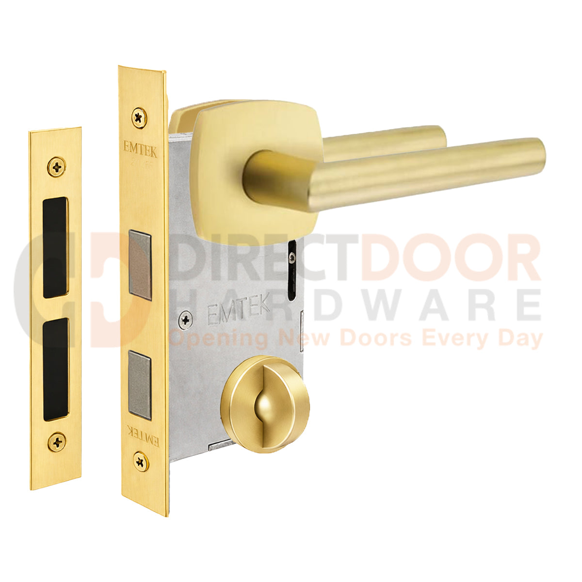 Emtek Stuttgart Interior Mortise Lever with Urban Rosette