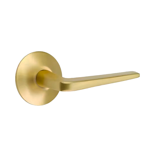 Emtek Athena Interior Mortise Lever with Modern Rosette