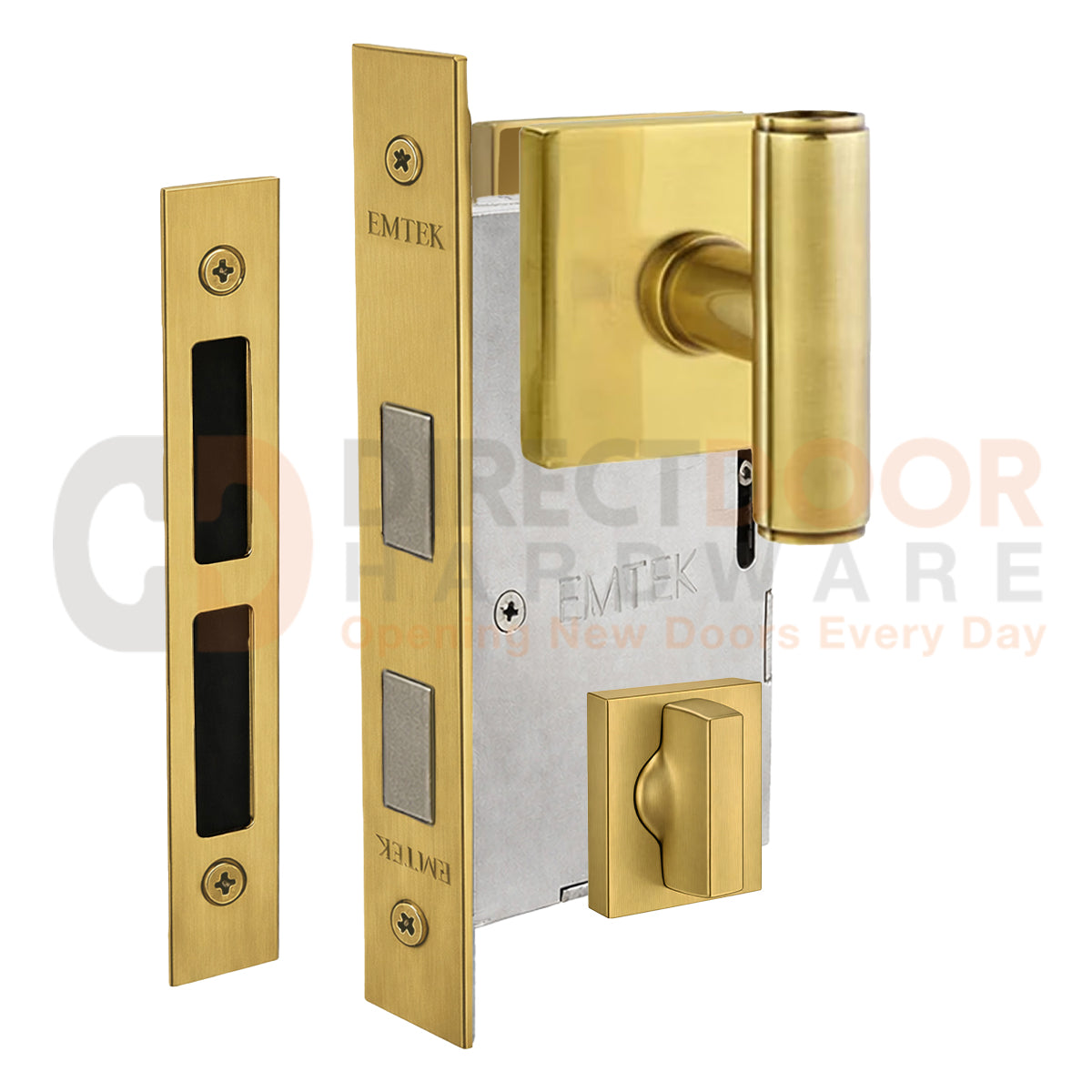 Emtek Ace Interior Mortise Knob with Square Rosette