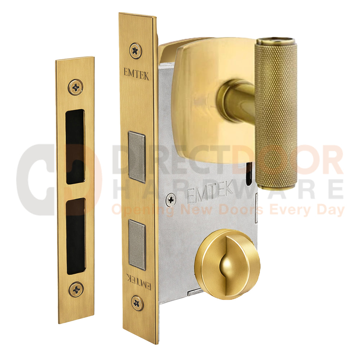 Emtek Ace Knurled Interior Mortise Knob with Urban Rosette