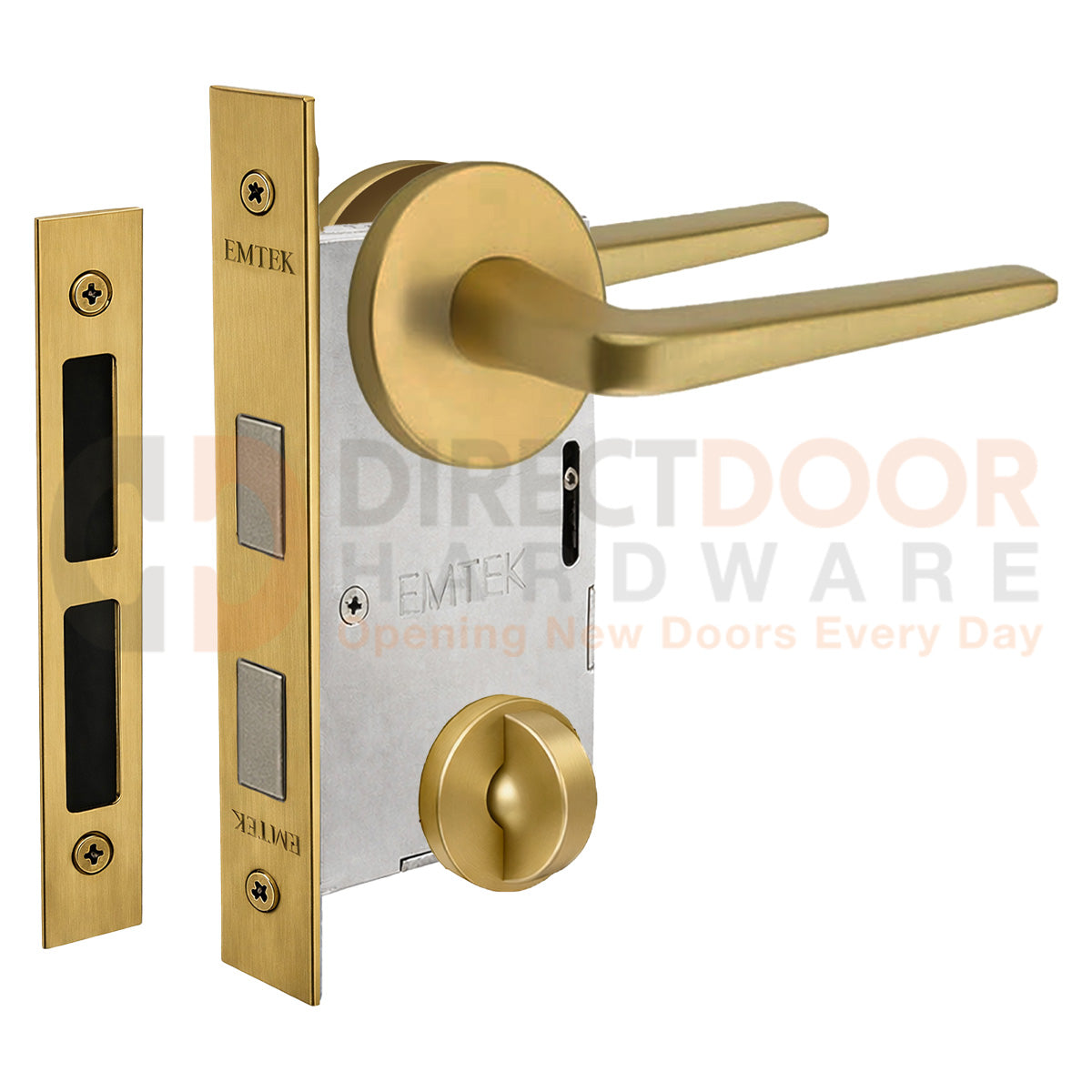 Emtek Athena Interior Mortise Lever with Disk Rosette