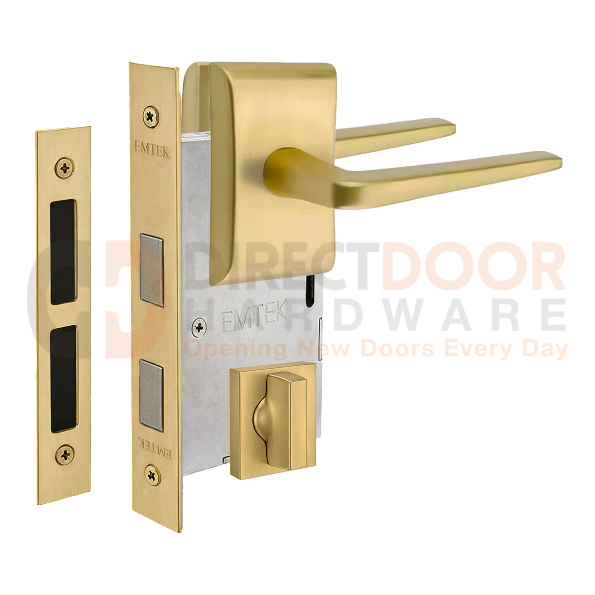 Emtek Athena Interior Mortise Lever with Neos Rosette