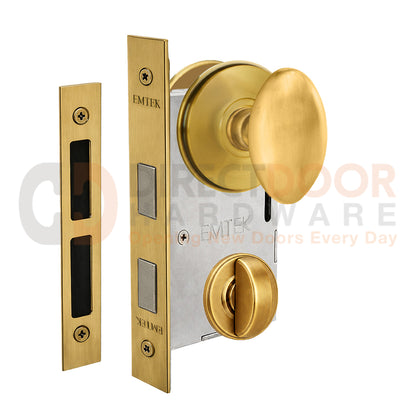 Emtek Egg Interior Mortise Knob with Watford Rosette