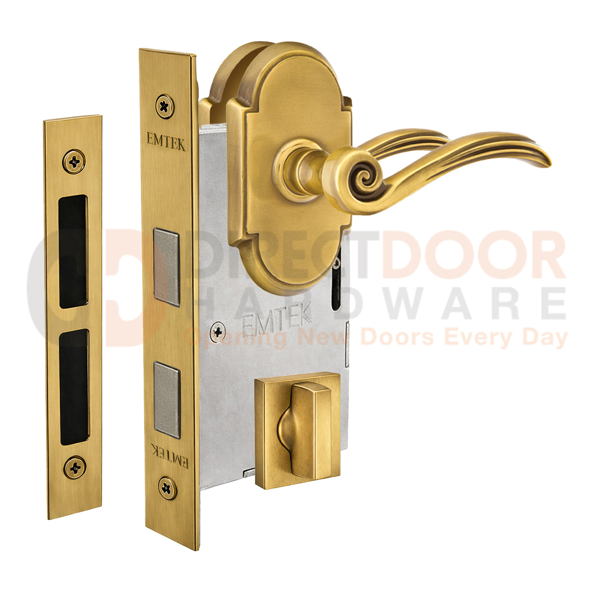 Emtek Elan Interior Mortise Lever with #8 Rosette