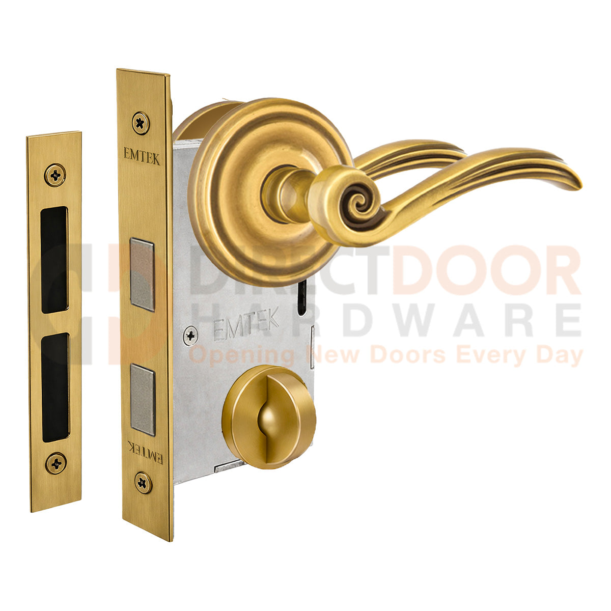 Emtek Elan Interior Mortise Lever with Regular Rosette