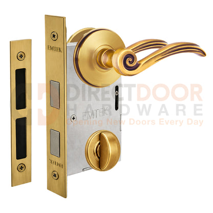 Emtek Elan Interior Mortise Lever with Watford Rosette