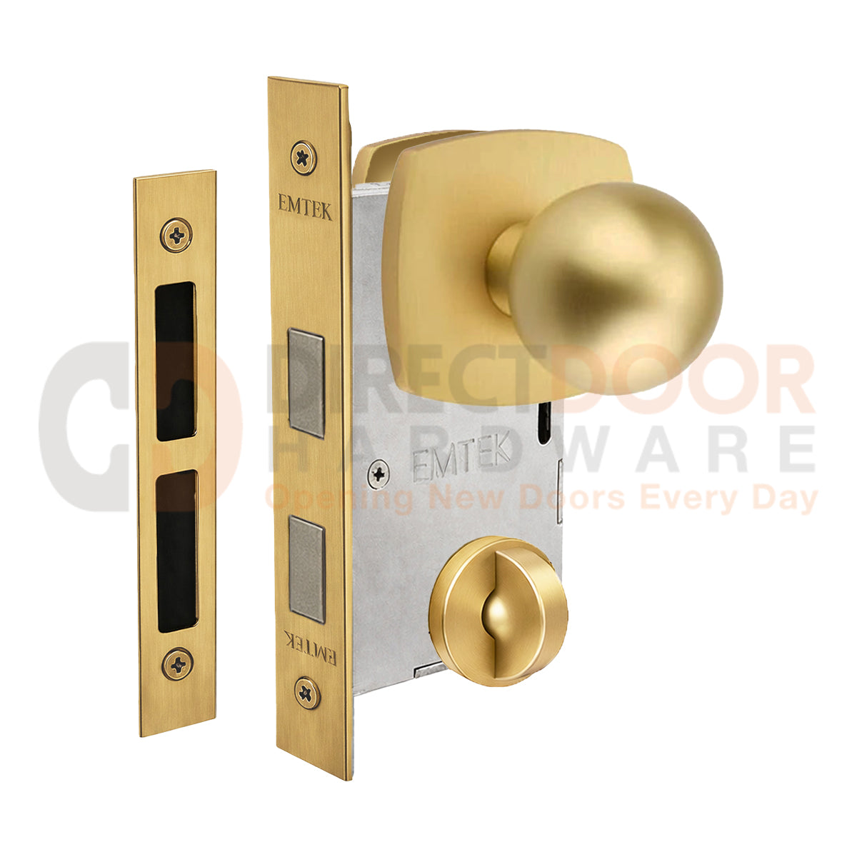 Emtek Orb Interior Mortise Knob with Urban Rosette
