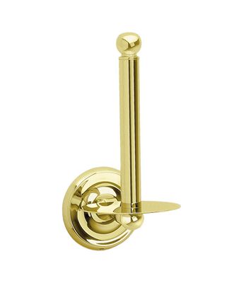 Smedbo Villa Collection Spare Toilet Roll Holder - Polished Brass