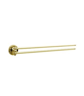 Smedbo Villa Collection Swing Arm Towel Rail - Polished Brass