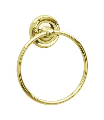 Smedbo Villa Collection Towel Ring - Polished Brass