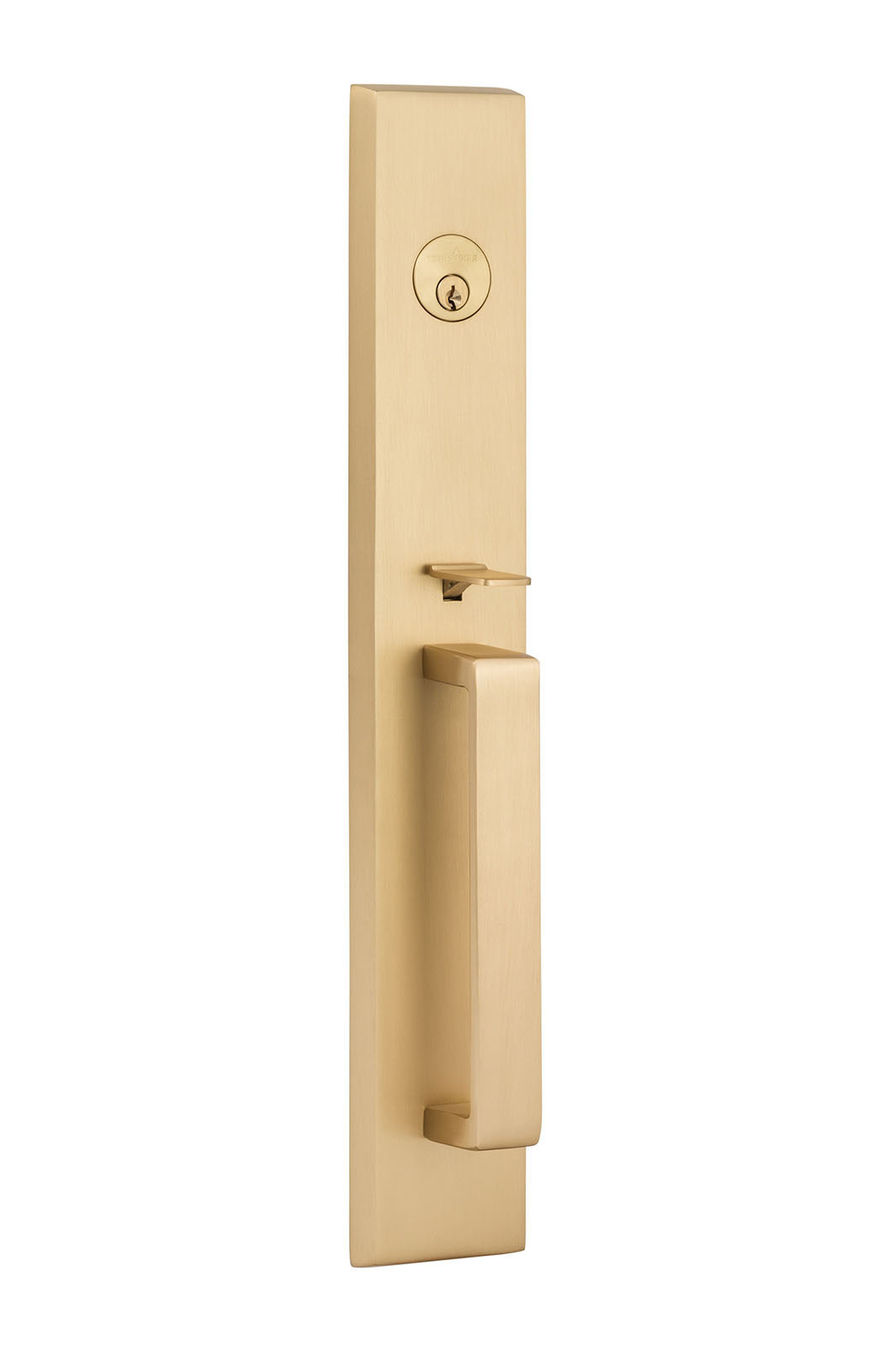 Sure-Loc Vail Entry Handleset - Satin Brass