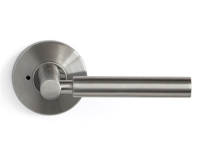 Nova Modern Venus Door Lever in Stainless Steel - Exterior