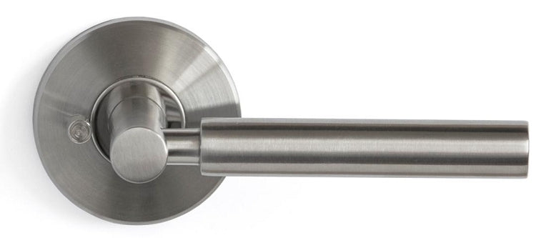 Nova Modern Venus Door Lever in Stainless Steel - Interior