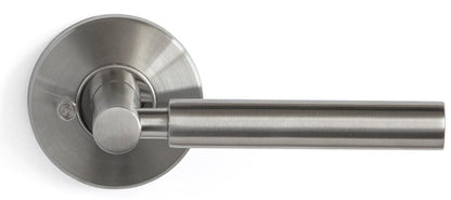 Nova Modern Venus Door Lever in Stainless Steel - Interior