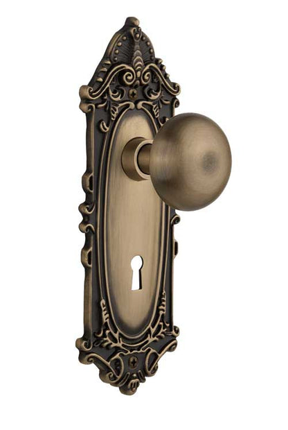 Nostalgic Warehouse Victorian Plate with New York Knob - Interior Mortise