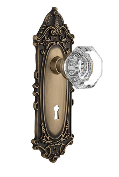 Nostalgic Warehouse Victorian Plate with Waldorf Knob