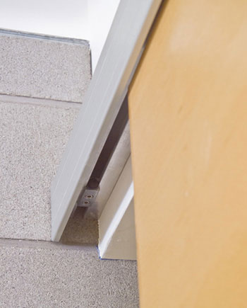 Cavity Sliders Wall Mounted Sliding Door Track - Natural Anodized