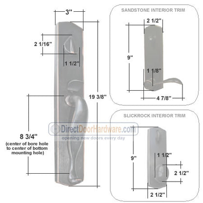 Sure-Loc Wasatch Handleset Measurements