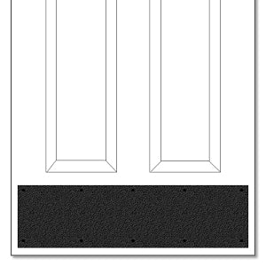 Weathered Black Kickplate