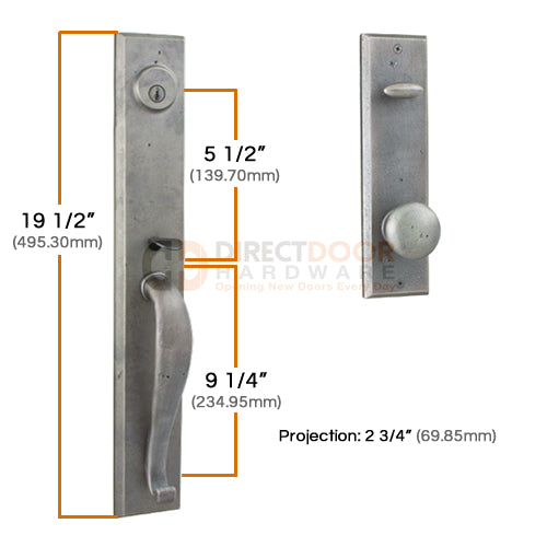 Weslock Rockford Handleset