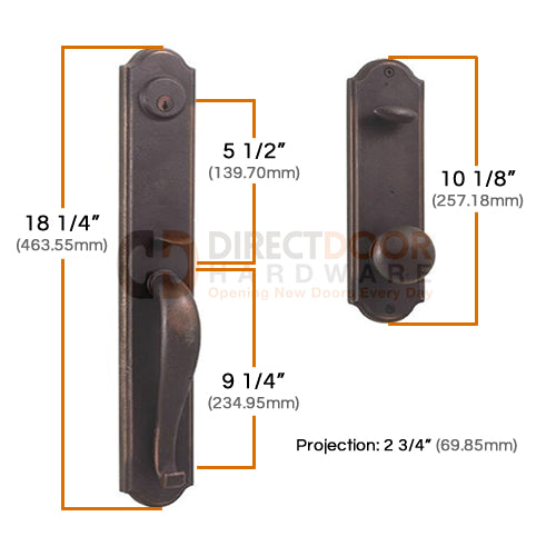 Weslock Wiltshire Handleset