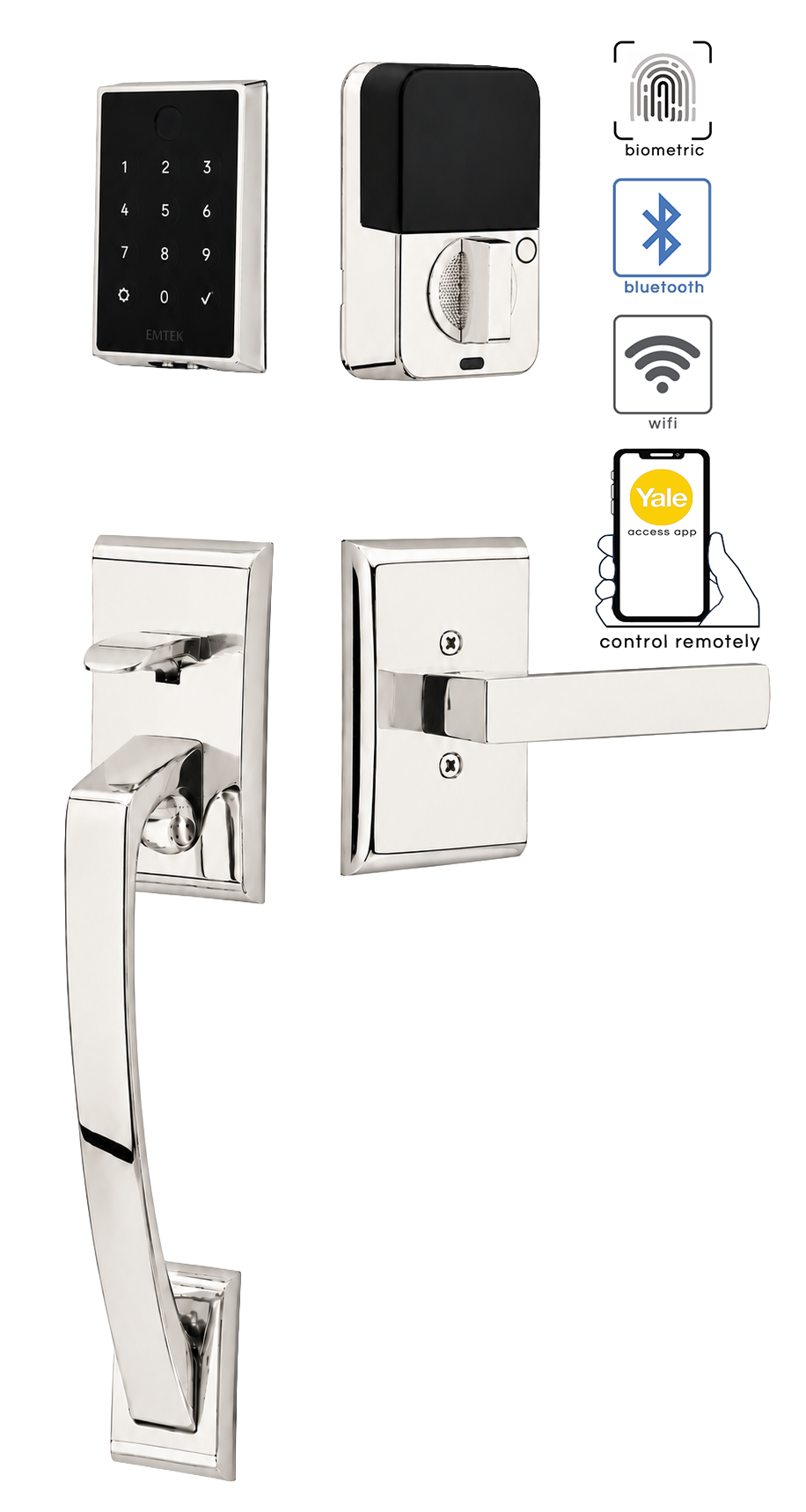 Emtek Ares Entrance Handleset