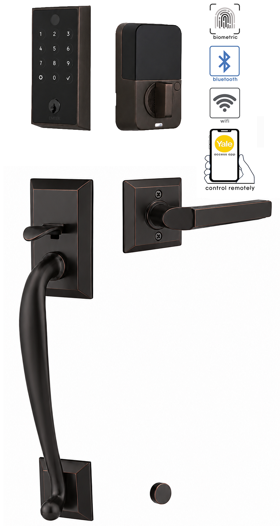 Emtek Franklin Empowered 2 Entry Handleset