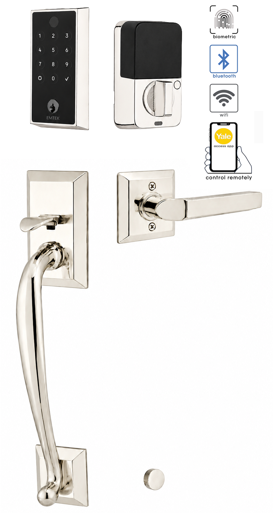 Emtek Franklin Empowered 2 Entry Handleset