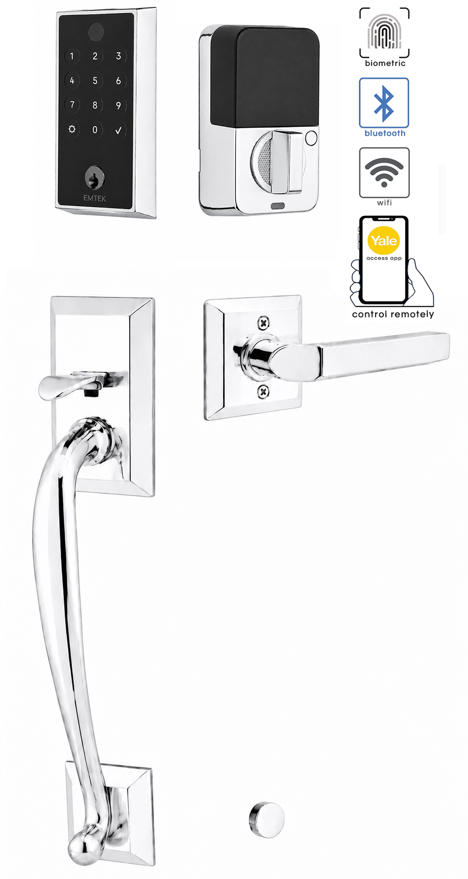 Emtek Franklin Empowered 2 Entry Handleset