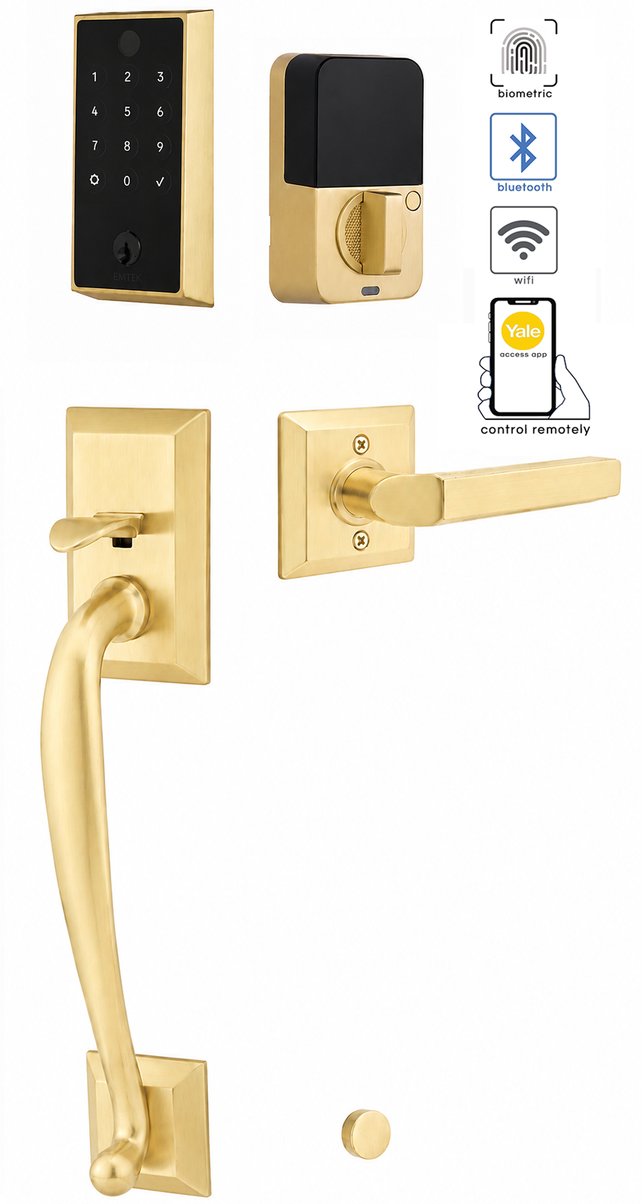Emtek Franklin Empowered 2 Entry Handleset