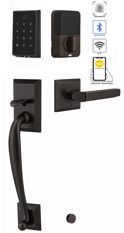 Emtek Franklin Empowered 2 Entry Handleset