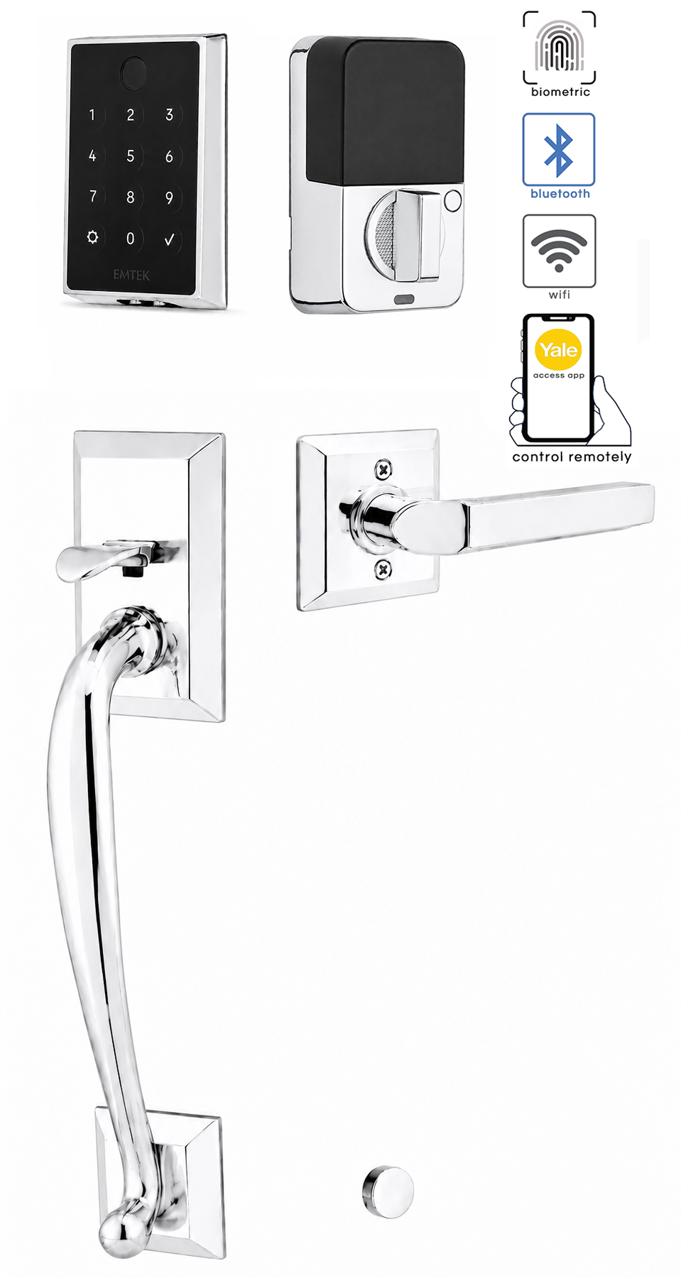 Emtek Franklin Empowered 2 Entry Handleset