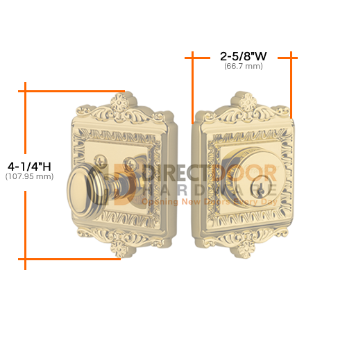 Grandeur Windsor Deadbolt Specs