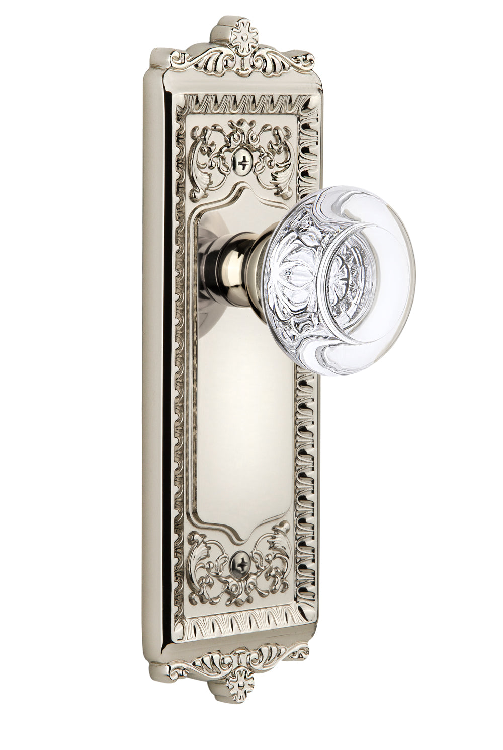 Grandeur Windsor Plate with Bordeaux Knob
