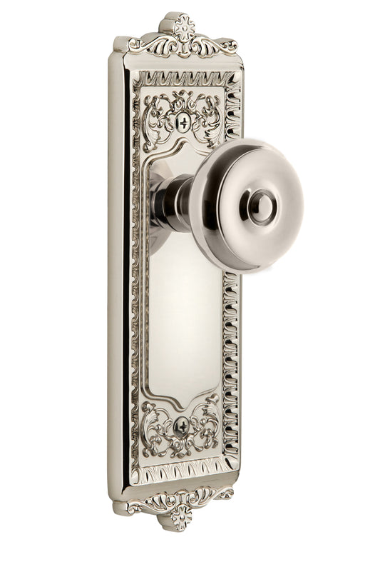 Grandeur Windsor Plate with Bouton Knob